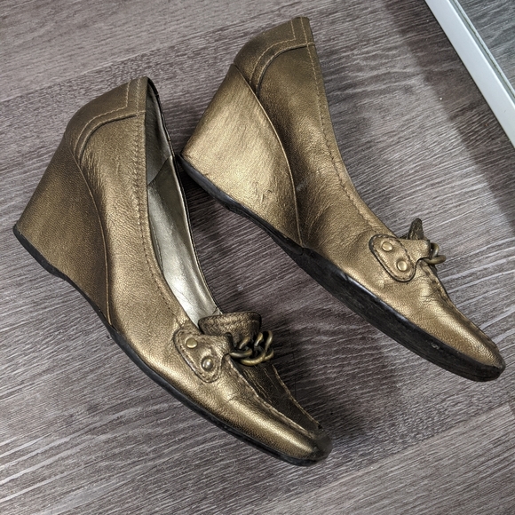 Nine West leather shoes. Size 6 - Picture 2 of 2